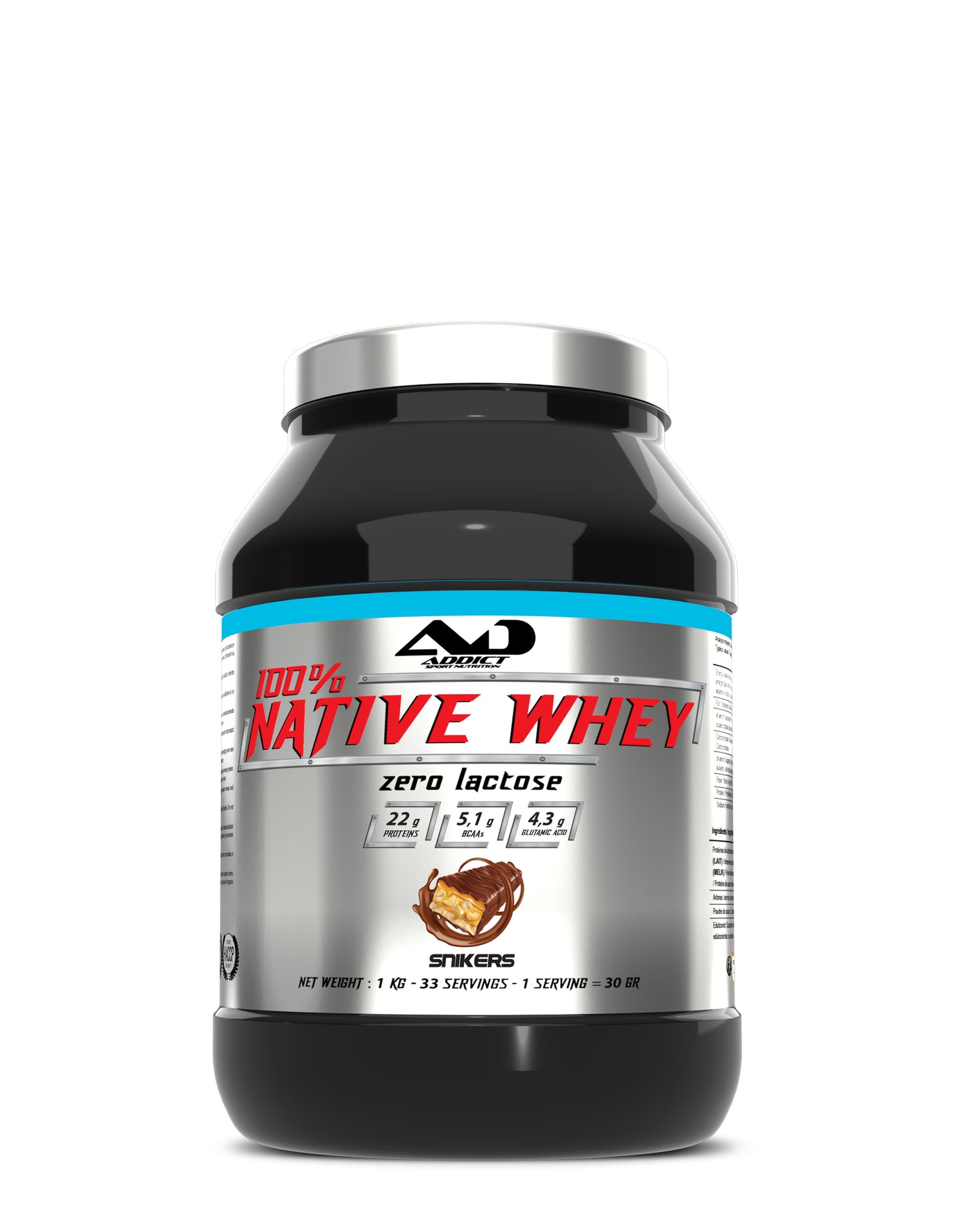 PROTEINE WHEY ZERO LACTOSE 100% NATIVE
