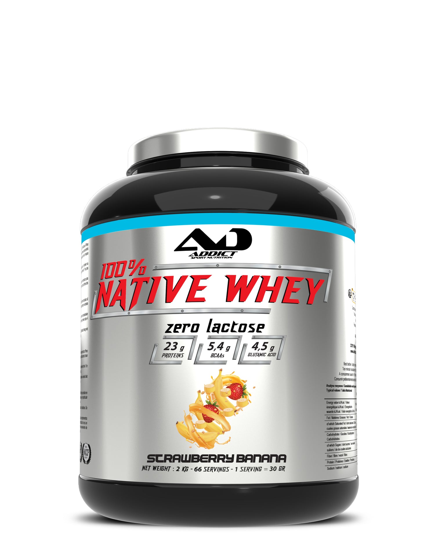PROTEINE WHEY ZERO LACTOSE 100% NATIVE