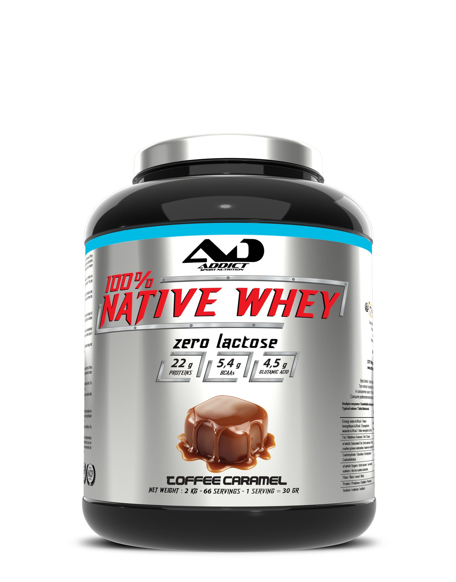 PROTEINE WHEY ZERO LACTOSE 100% NATIVE