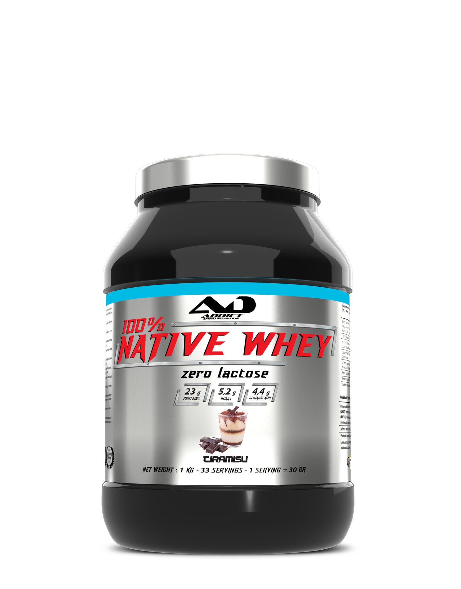 PROTEINE WHEY ZERO LACTOSE 100% NATIVE