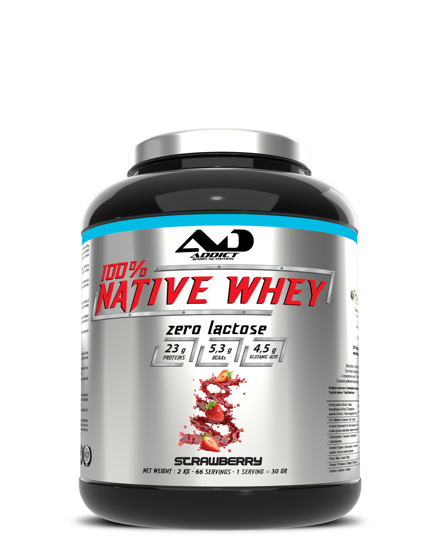 PROTEINE WHEY ZERO LACTOSE 100% NATIVE