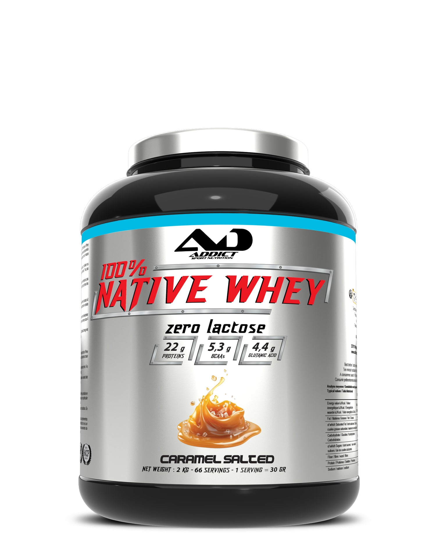 PROTEINE WHEY ZERO LACTOSE 100% NATIVE